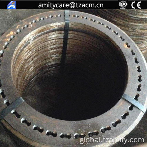 Steel joint plates for concrete pile in Indonesia